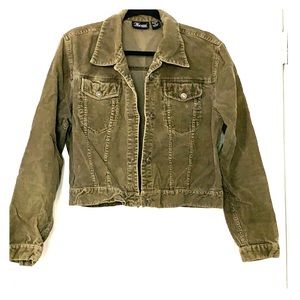 Green corduroy jacket